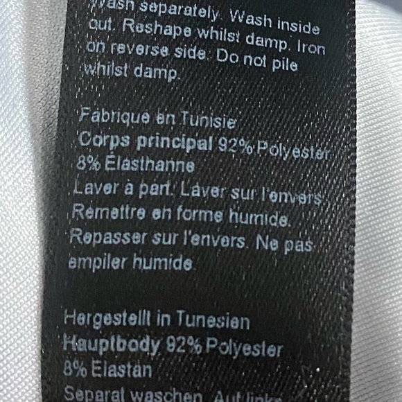 Topshop Womens Size 4 Black & Tan Velvet  Hoodie Mini Dress - Picture 6 of 6